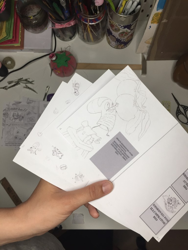 12. Keep alternating this way for remaining pages. Last pg placed is the beach page.