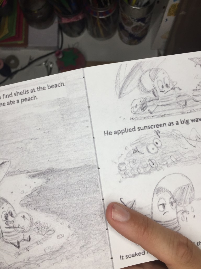 14. Measure out 7 holes down the gutter.