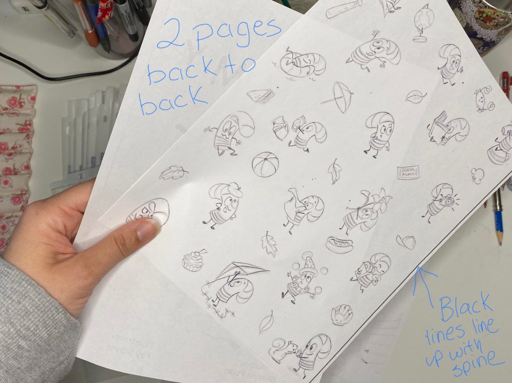 You could print out single pages and put them back to back in the sleeve protectors.